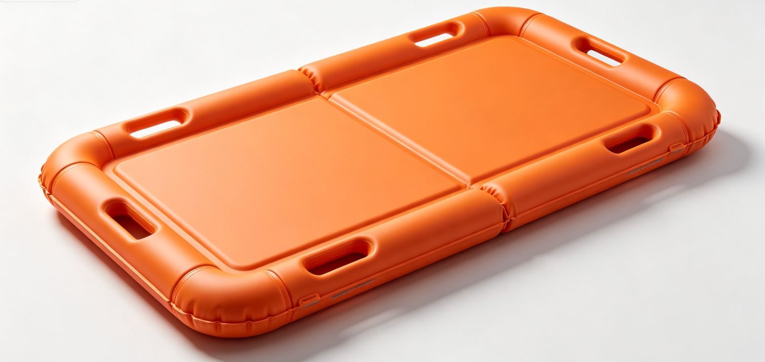 Inflatable stretcher — Evacuation