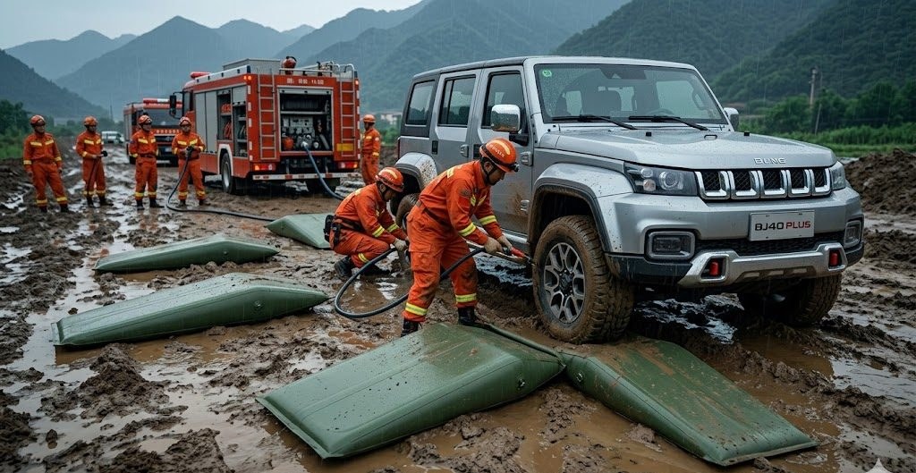 Vehicle recovery mat — Evacuation
