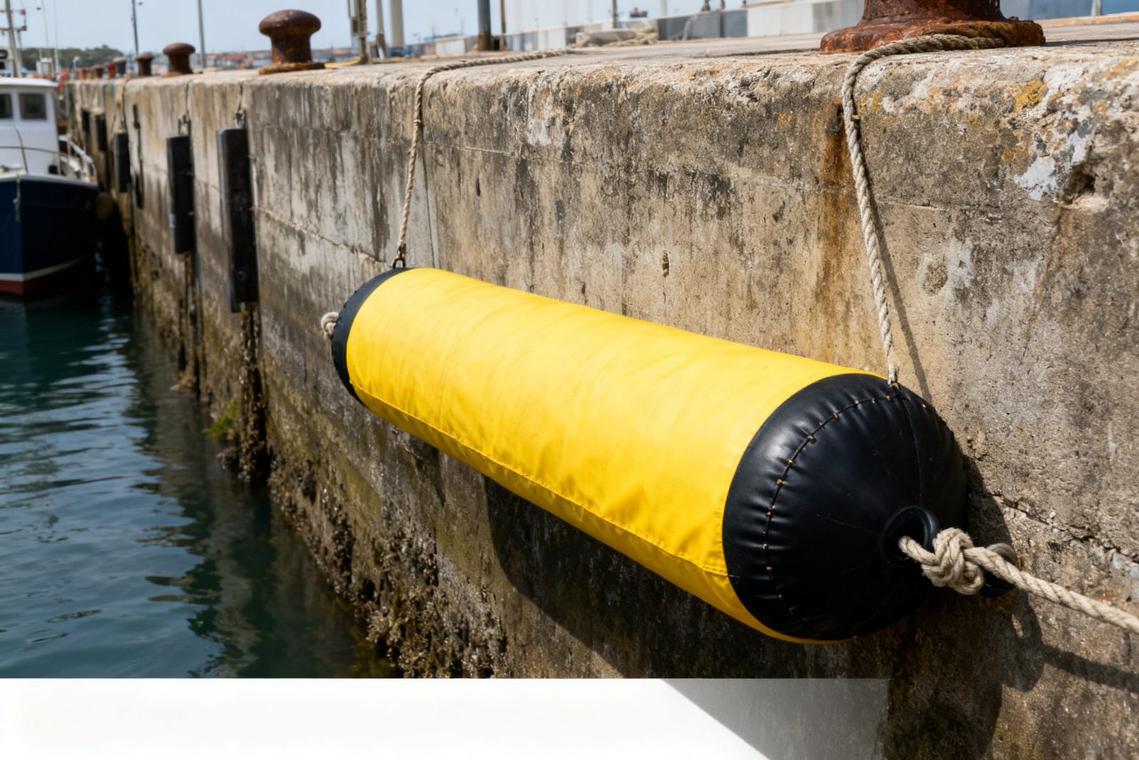 fall protection mat deployed on site, in use