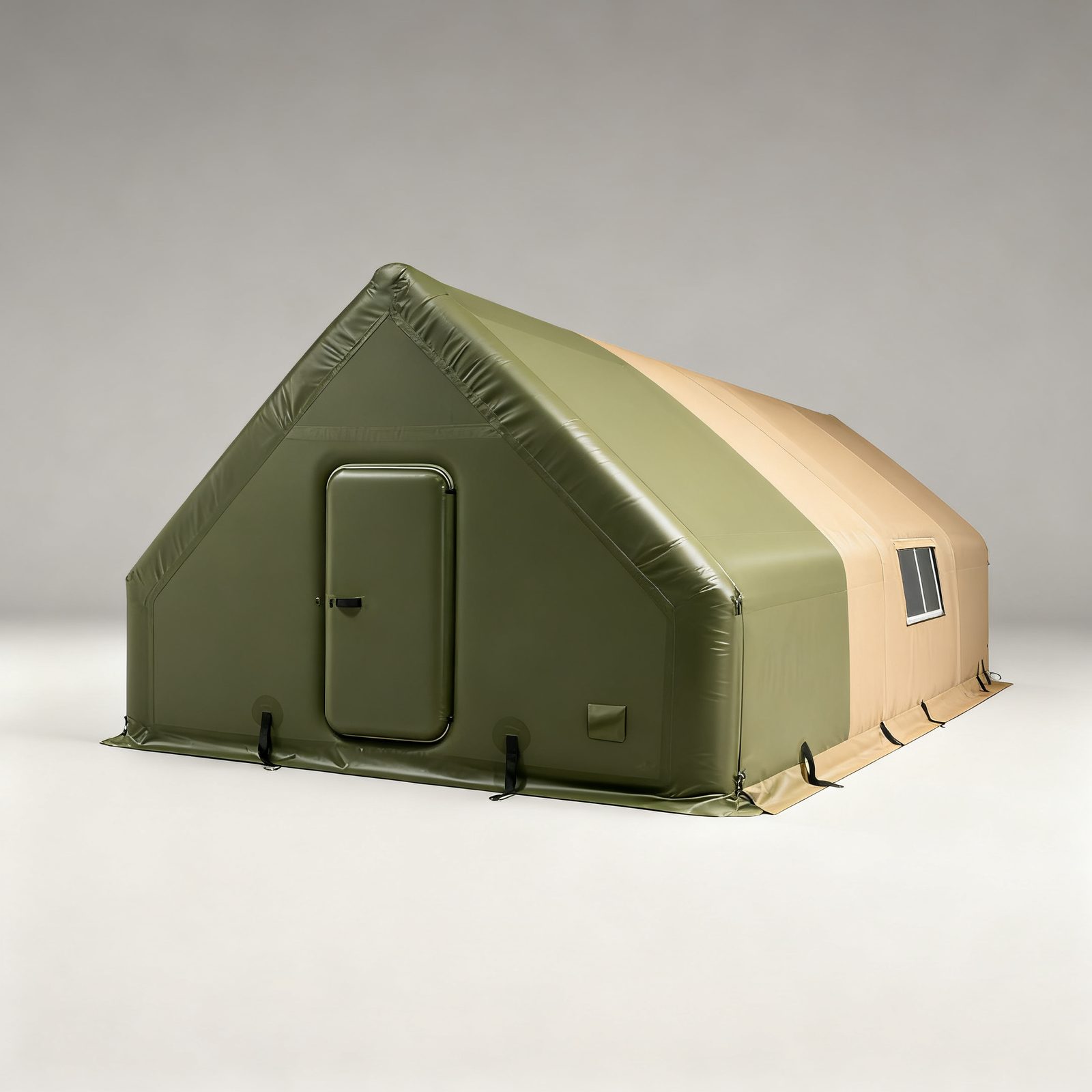 inflatable aircraft hangar — product view on a plain background