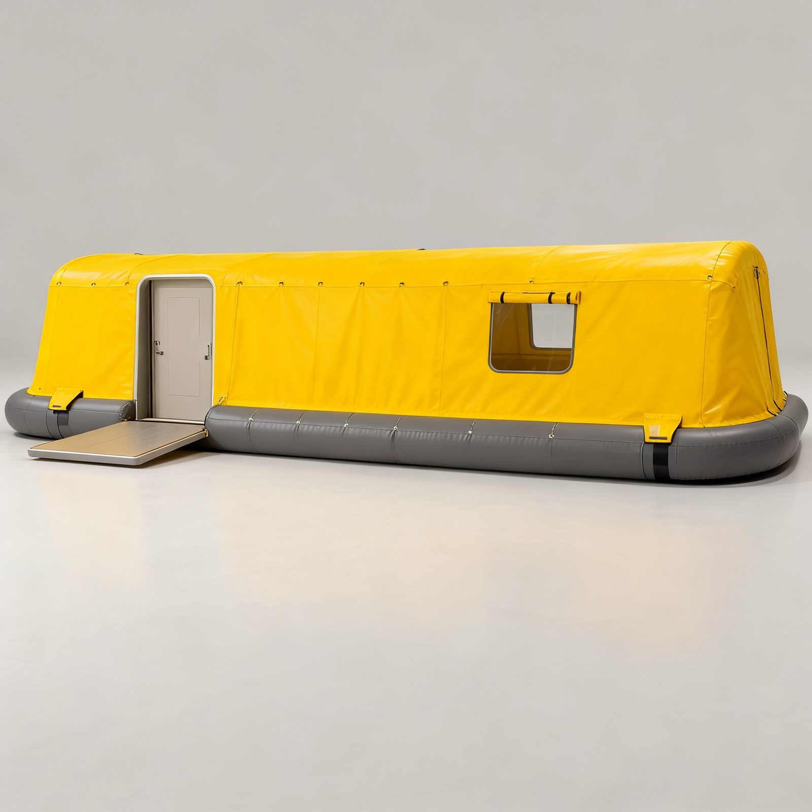 inflatable floating bridge — product view on a plain background