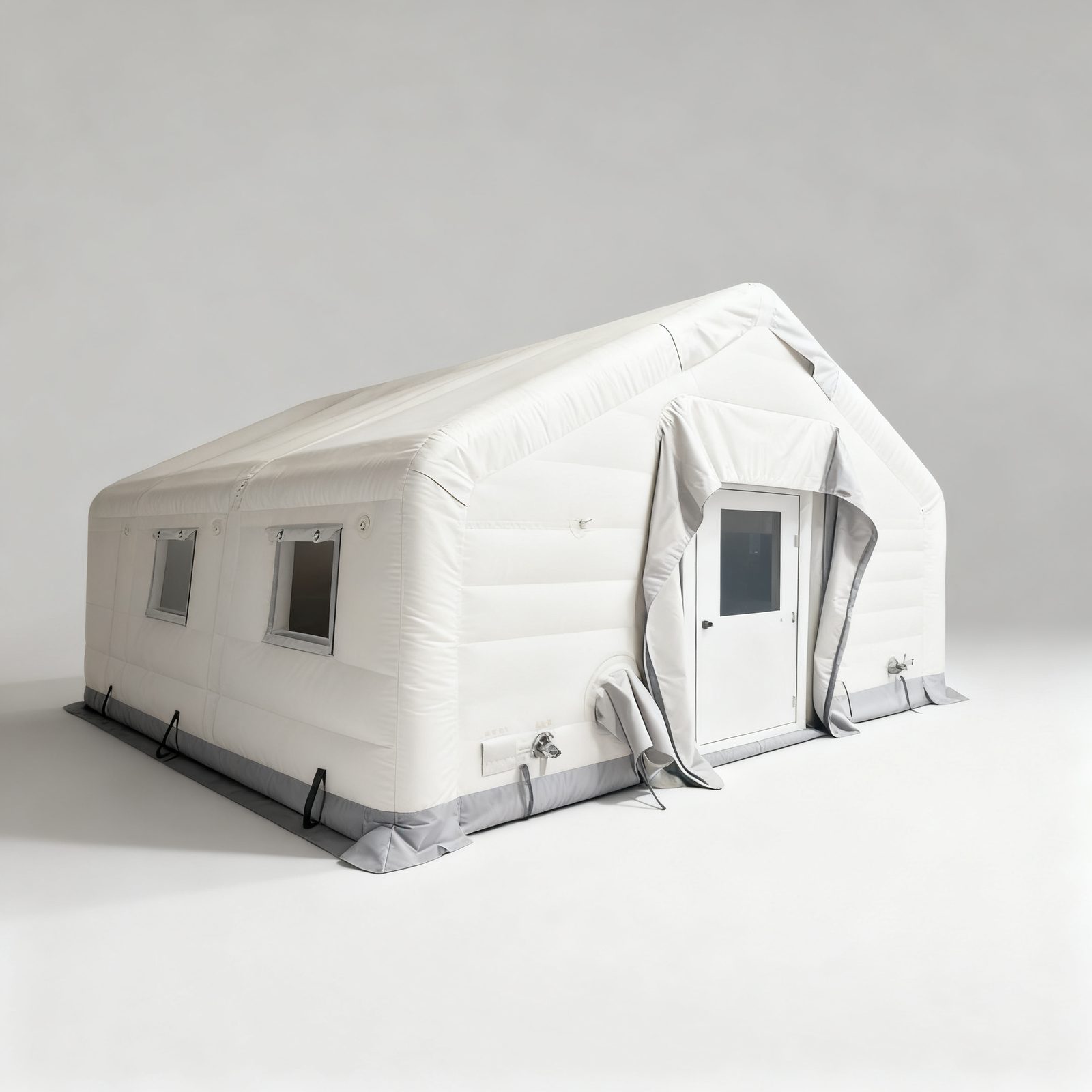 inflatable sports hall — product view on a plain background