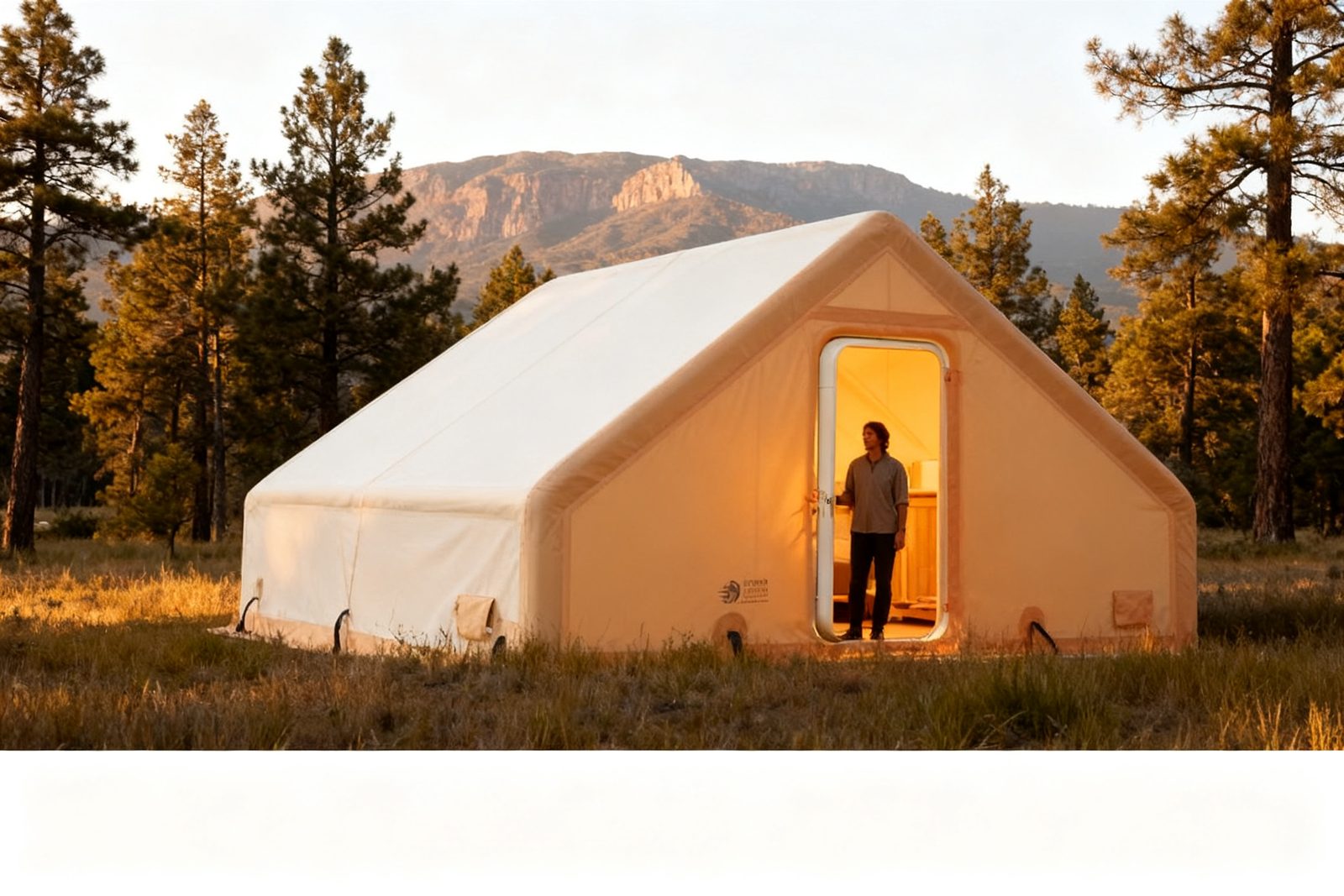 veranda pod deployed on site, in use